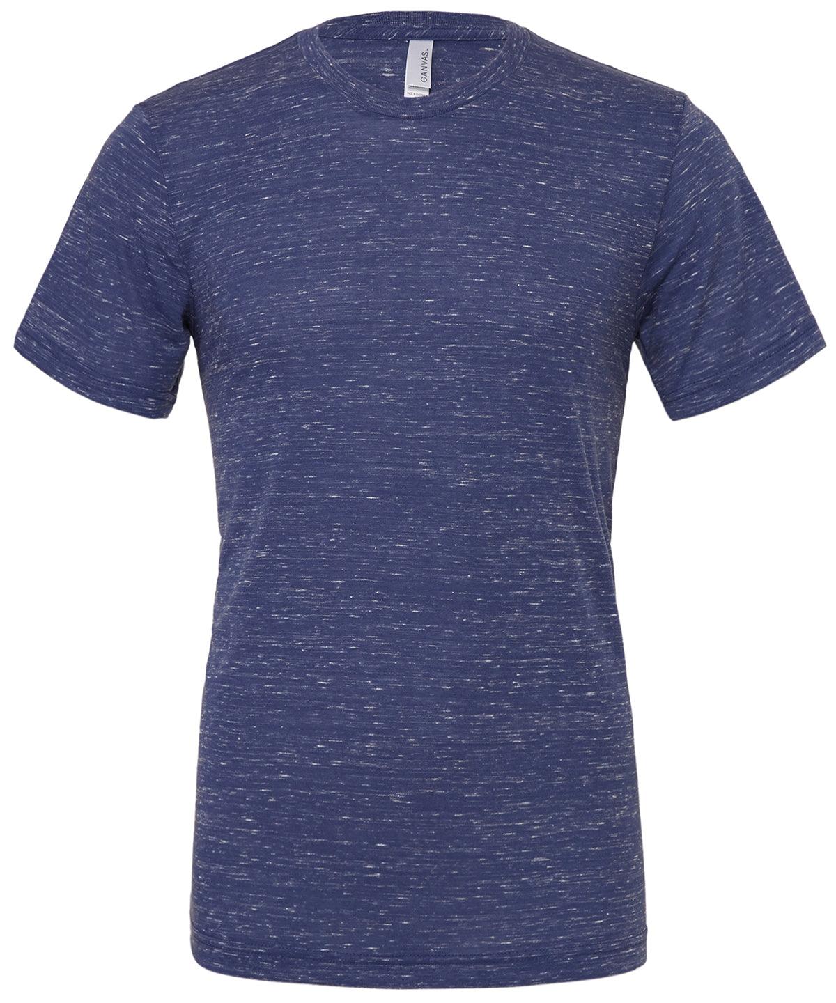 Navy Marble - Unisex polycotton short sleeve t-shirt T-Shirts Bella Canvas Hyperbrights and Neons, Rebrandable, T-Shirts & Vests Schoolwear Centres