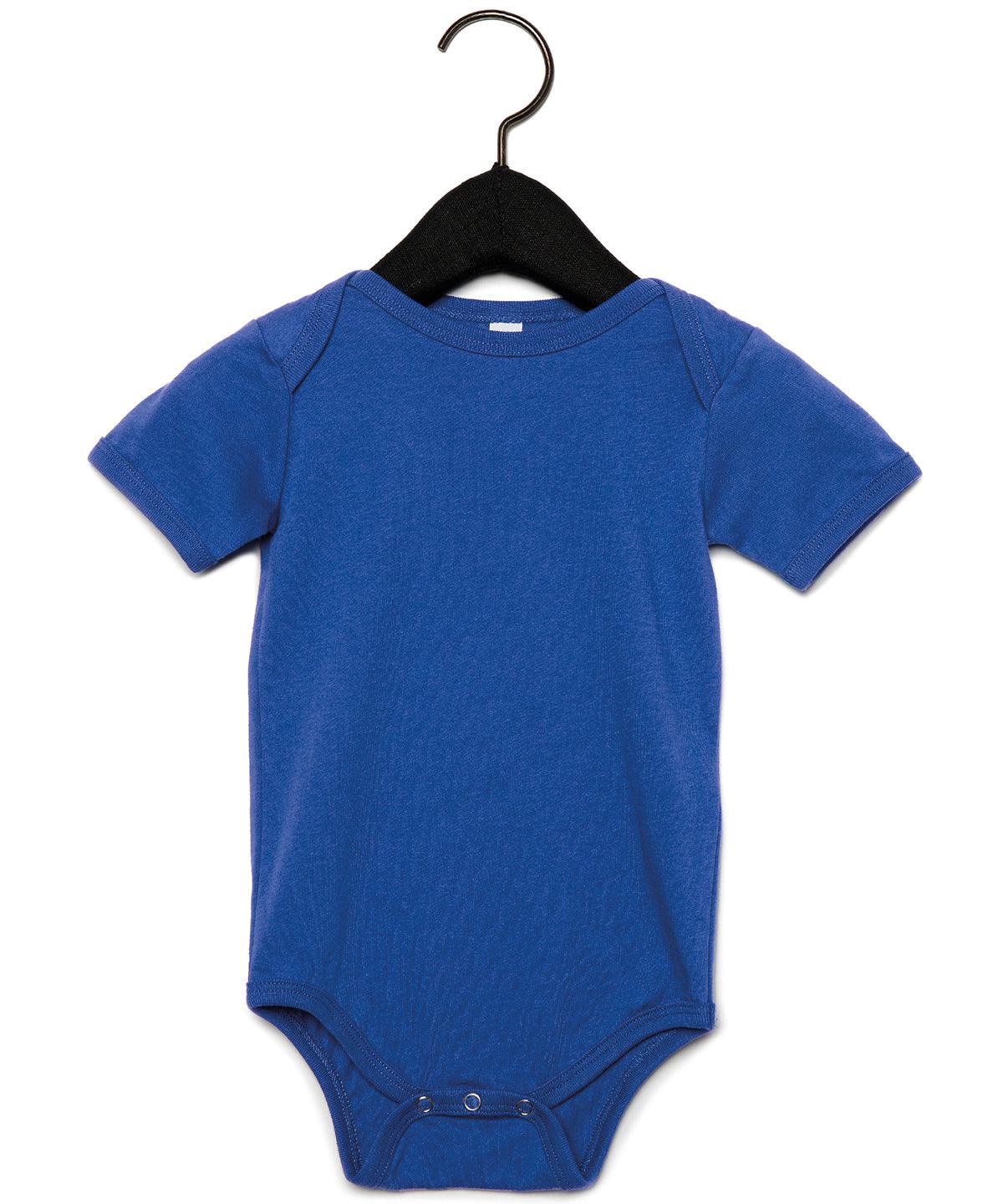 True Royal - Baby Jersey short sleeve one piece Bodysuits Bella Canvas Baby & Toddler, Rebrandable Schoolwear Centres