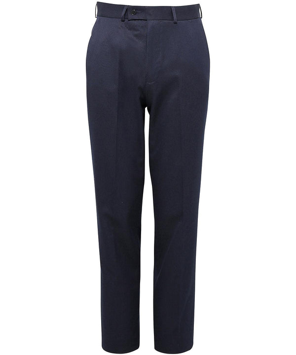 Navy - Apollo flat front trousers Trousers Brook Taverner Aprons & Service, Raladeal - Recently Added, Tailoring, Trousers & Shorts, Workwear Schoolwear Centres