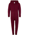 Burgundy - Kids all-in-one Onesies Comfy Co Gifting, Junior, Lounge & Underwear, Must Haves, Sale, Winter Essentials Schoolwear Centres