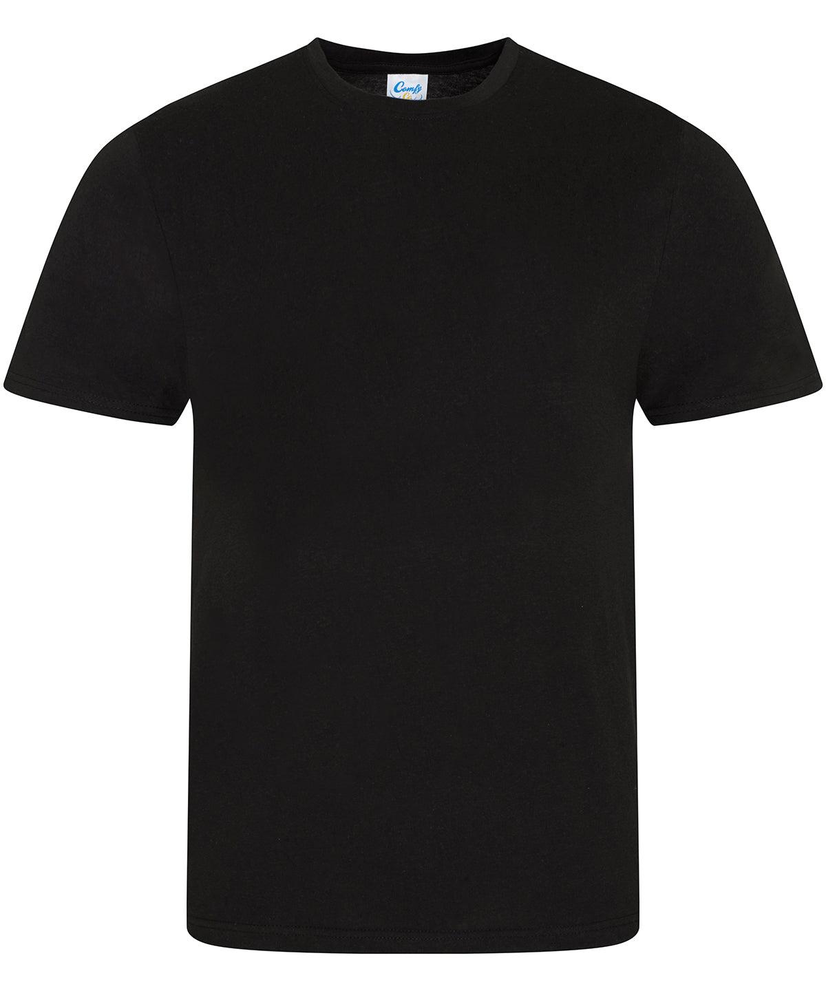 Black - Guys lounge T T-Shirts Comfy Co Lounge & Underwear, Lounge Sets, Must Haves, New Colours for 2021, Rebrandable, T-Shirts & Vests Schoolwear Centres