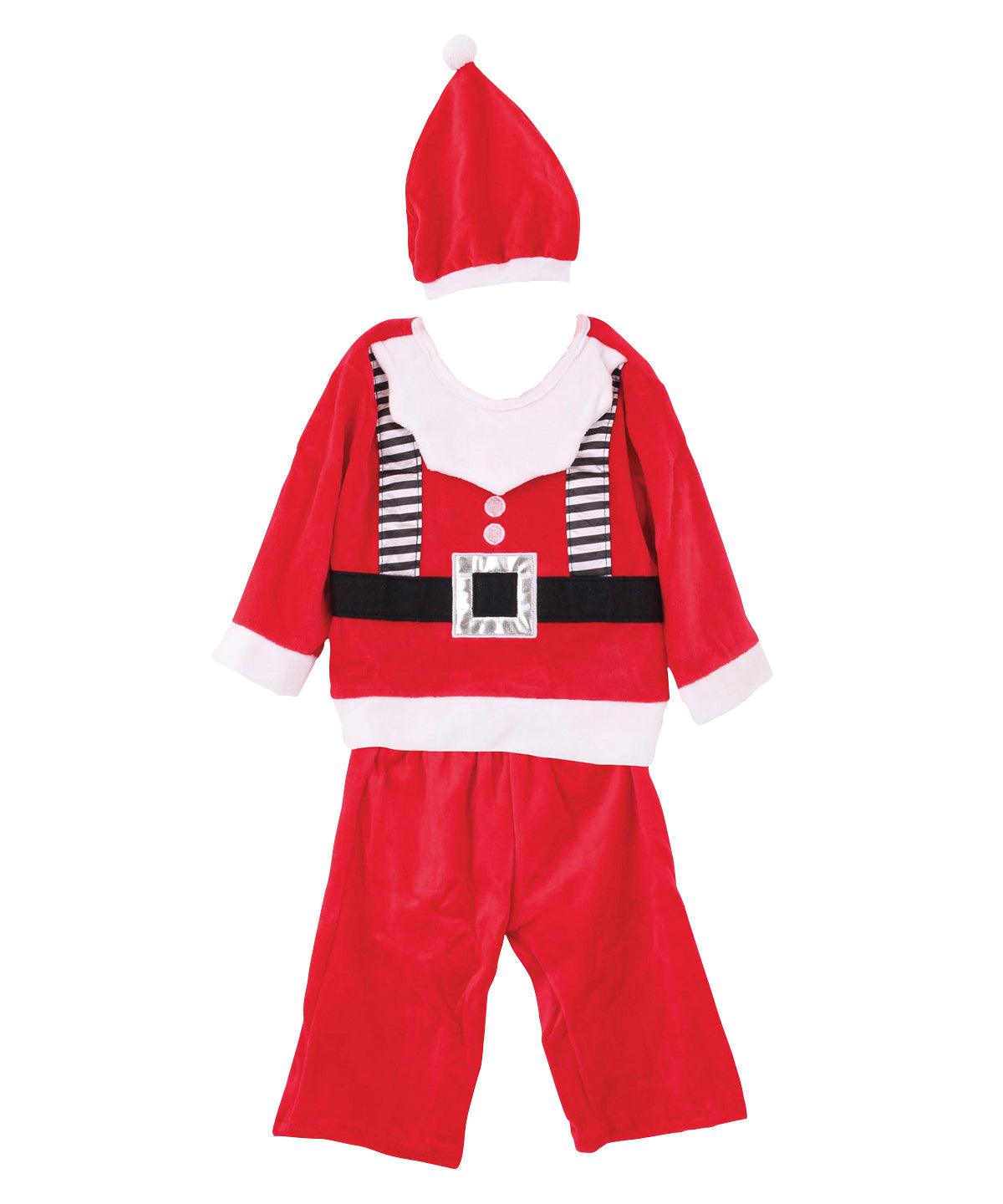 Red - Boys Santa Suit Christmas Costumes The Christmas Shop Christmas Schoolwear Centres