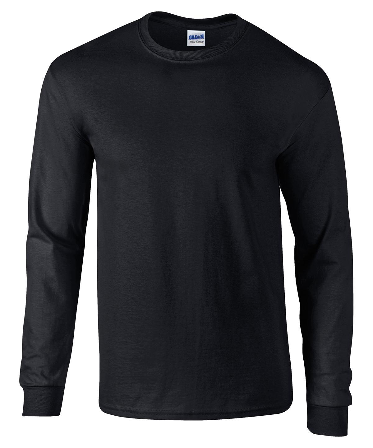 Dark Heather - Ultra Cotton™ adult long sleeve t-shirt T-Shirts Gildan Merch, Must Haves, T-Shirts & Vests Schoolwear Centres