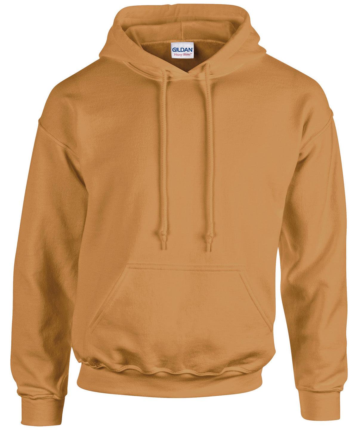 Old Gold Heavy Blend hooded sweatshirt Schoolwear Centres