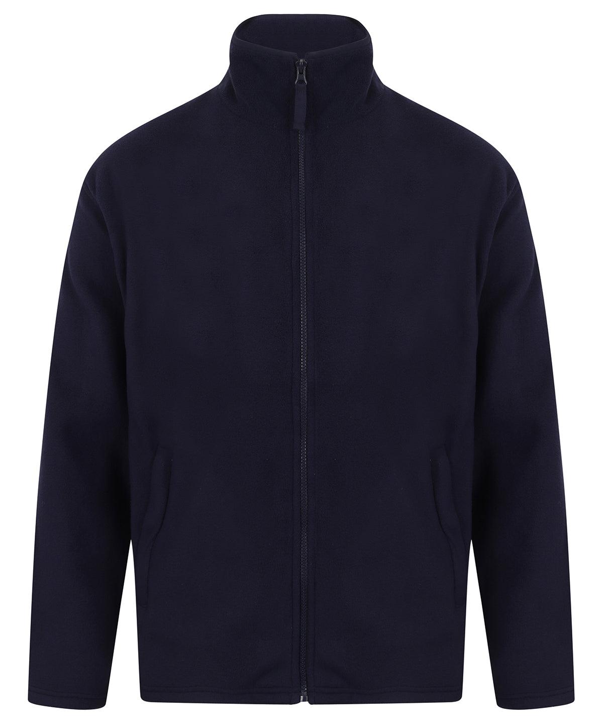 Oxford Navy* - Microfleece jacket Jackets Henbury Jackets & Coats, Jackets - Fleece, Must Haves, Plus Sizes, Sale, Working From Home, Workwear Schoolwear Centres