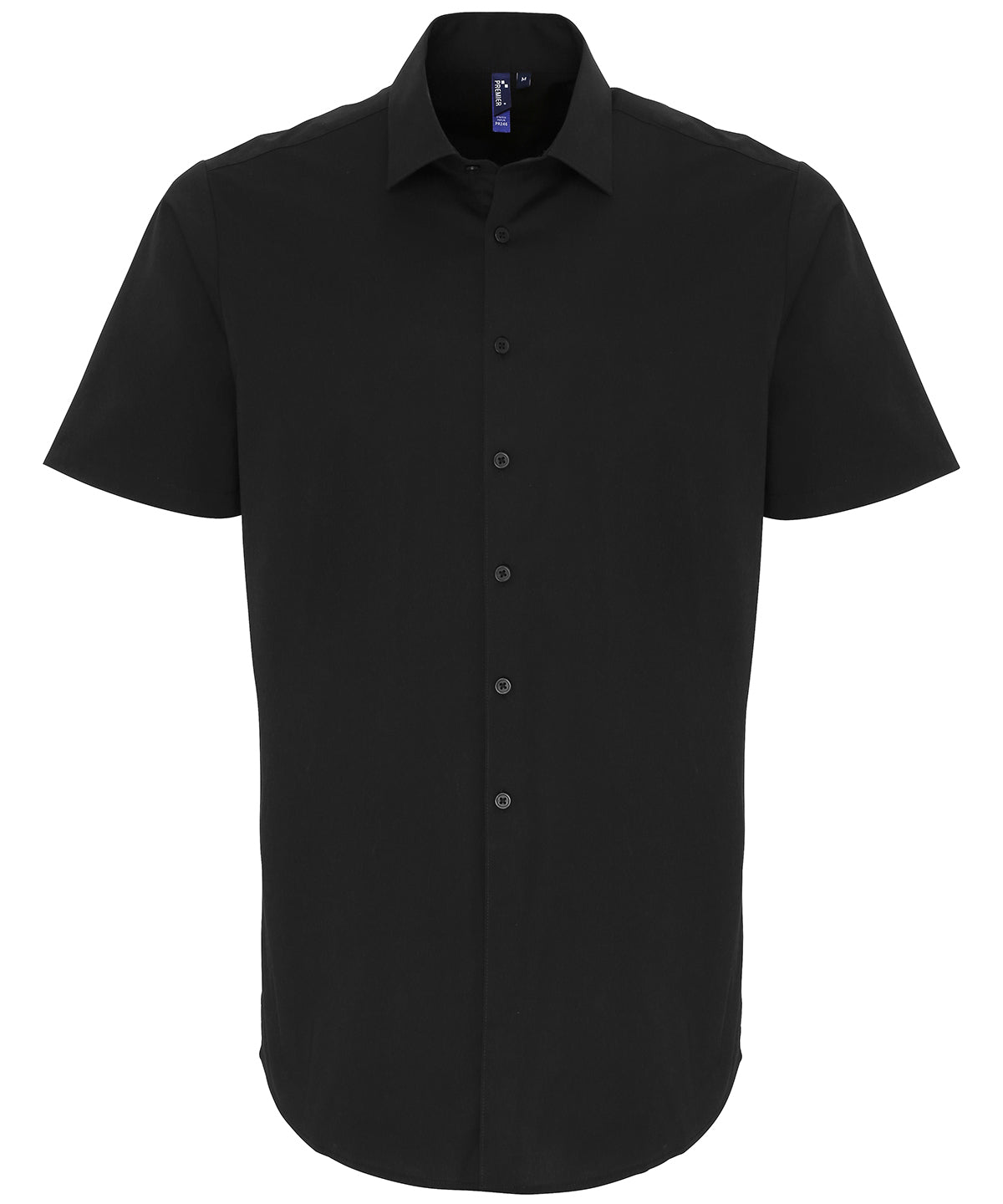 Standard Poplin Black Shirt