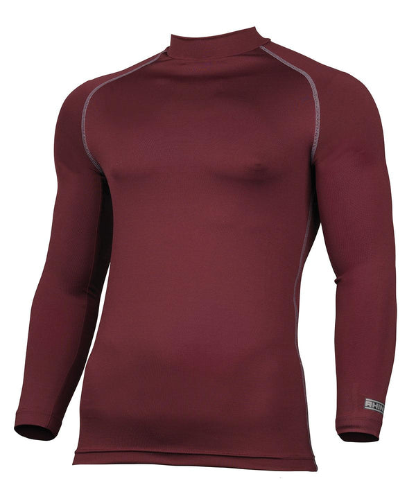 Maroon - Rhino baselayer long sleeve Baselayers Rhino Baselayers, Must Haves, Outdoor Sports, Plus Sizes Schoolwear Centres