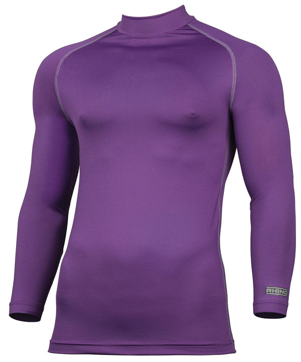 Purple - Rhino baselayer long sleeve Baselayers Rhino Baselayers, Must Haves, Outdoor Sports, Plus Sizes Schoolwear Centres