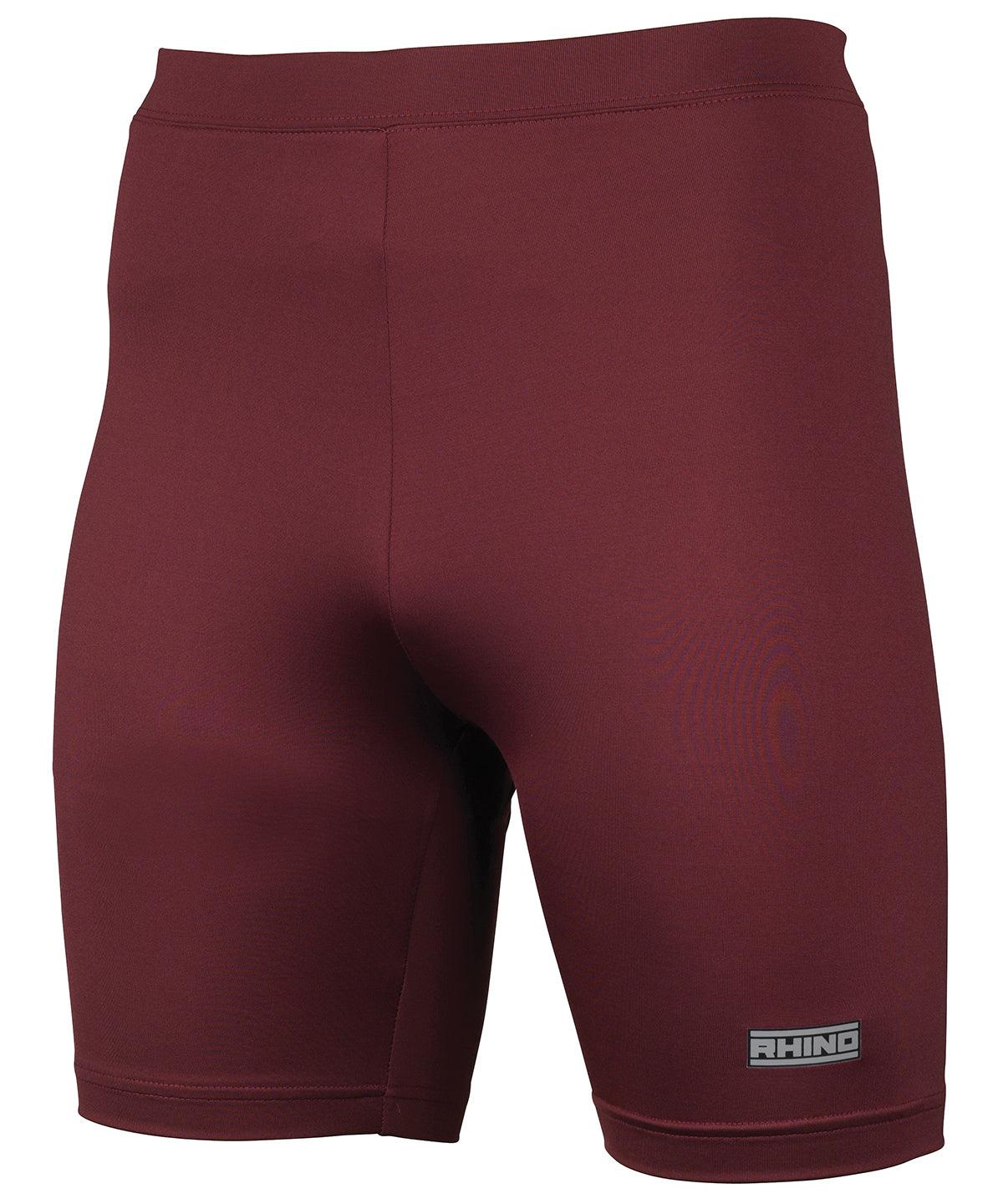 Maroon - Rhino baselayer shorts Baselayers Rhino Baselayers, Raladeal - Recently Added, Sports & Leisure, Team Sportswear Schoolwear Centres