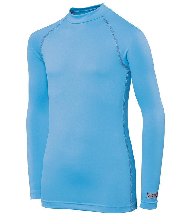 Light Blue - Rhino baselayer long sleeve - juniors Baselayers Rhino Back to Education, Baselayers, Junior, Must Haves, Sports & Leisure Schoolwear Centres