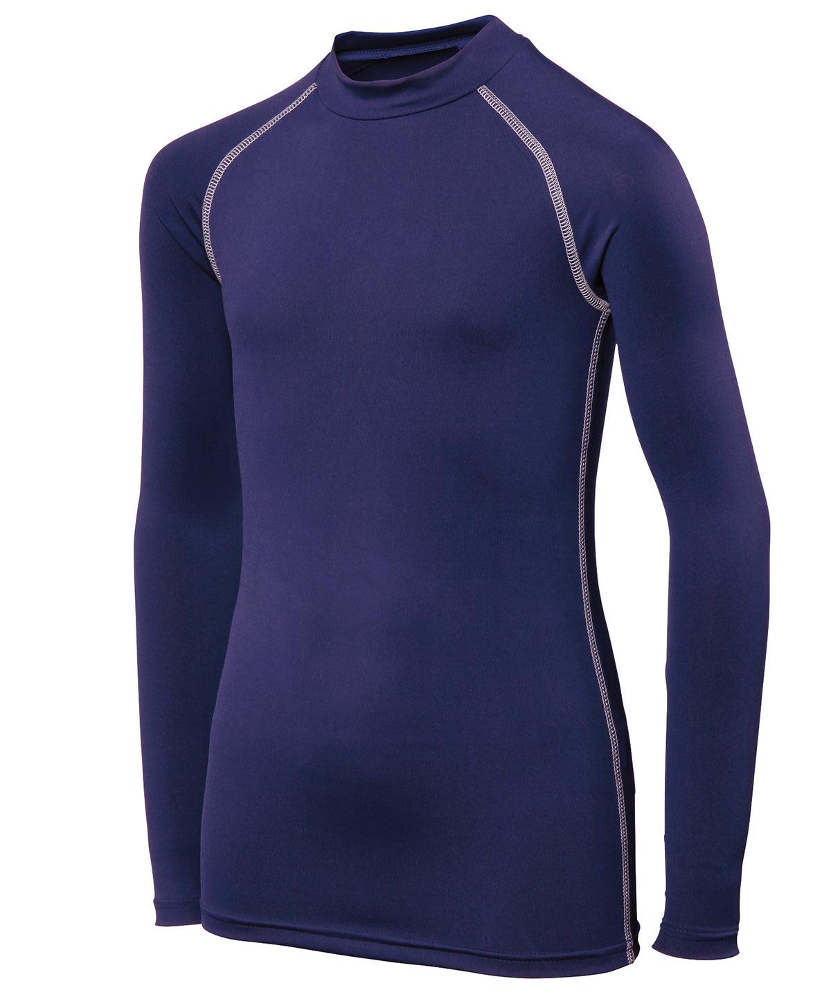 Navy - Rhino baselayer long sleeve - juniors Baselayers Rhino Back to Education, Baselayers, Junior, Must Haves, Sports & Leisure Schoolwear Centres
