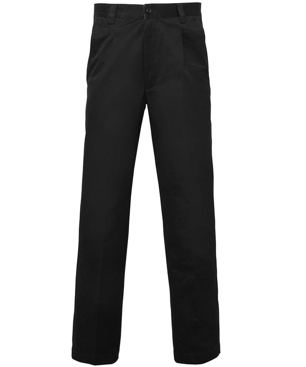Black - Mens Chinos Trousers Last Chance to Buy Tailoring, Workwear Schoolwear Centres