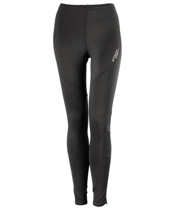 Black - Women's Spiro sprint pants Baselayers Spiro Activewear & Performance, Baselayers, Result Offer, Sports & Leisure Schoolwear Centres
