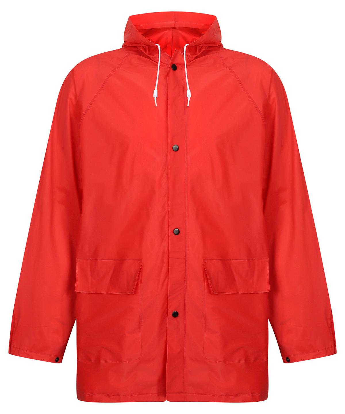 Red - Rain jacket Ponchos Splashmacs Festival, Jackets & Coats, Raladeal - Recently Added Schoolwear Centres