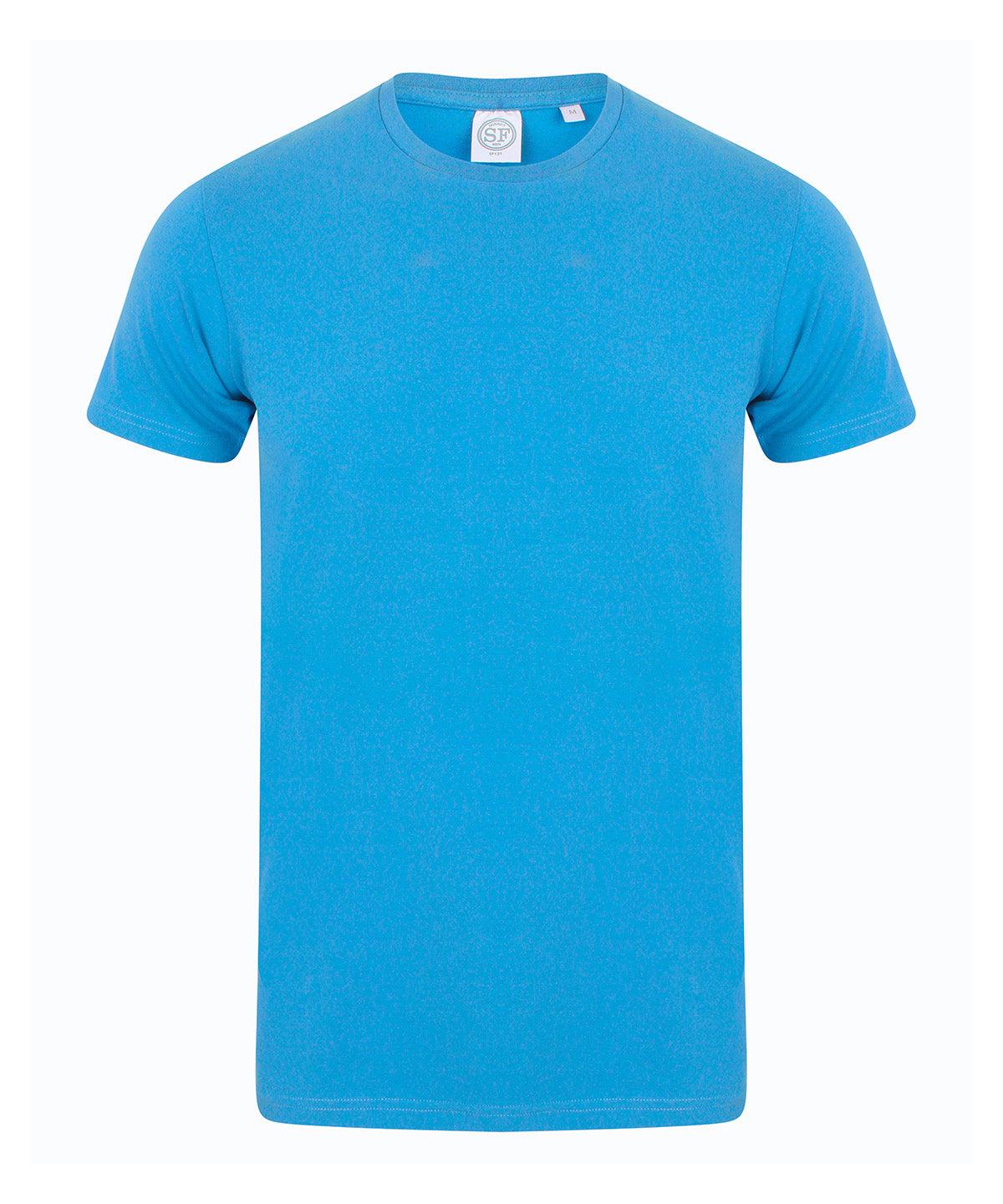 Sapphire - Men's feel good stretch t-shirt T-Shirts SF Must Haves, Raladeal - Recently Added, Rebrandable, T-Shirts & Vests Schoolwear Centres