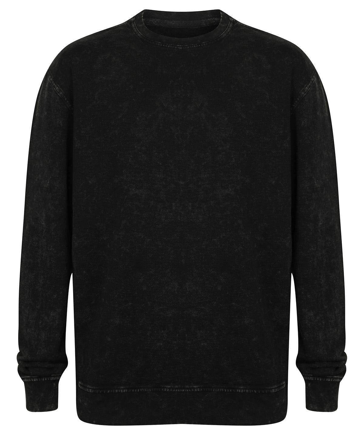 Washed Black - Unisex washed tour sweatshirt Sweatshirts SF Plus Sizes, Sweatshirts Schoolwear Centres