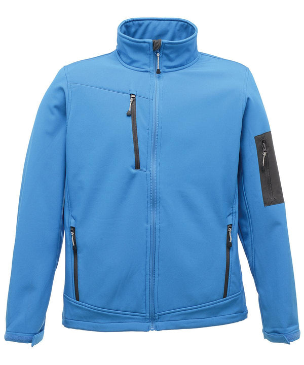 French Blue/Seal Grey - Arcola 3-layer softshell Jackets Regatta Professional Activewear & Performance, Jackets & Coats, Lightweight layers, Must Haves, Plus Sizes, Softshells, Workwear Schoolwear Centres