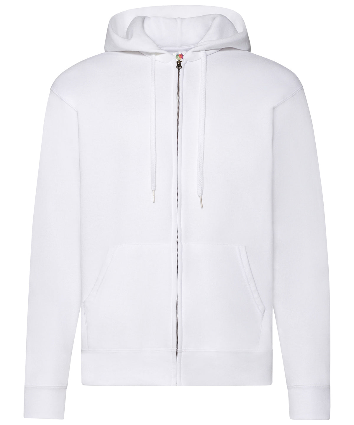 White - Classic 80/20 hooded sweatshirt jacket Hoodies Fruit of the Loom Hoodies, Must Haves, New Sizes for 2021, Plus Sizes, Price Lock, Sports & Leisure Schoolwear Centres