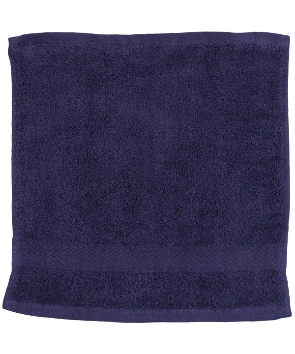 Navy - Luxury range face cloth Towels Towel City Homewares & Towelling Schoolwear Centres