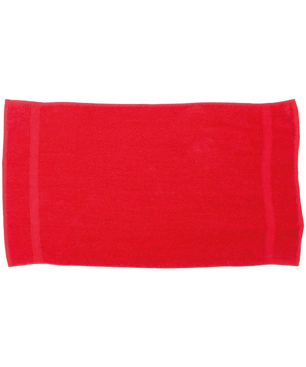 Red - Luxury range hand towel Towels Towel City Gifting & Accessories, Homewares & Towelling, Must Haves, Raladeal - Recently Added Schoolwear Centres