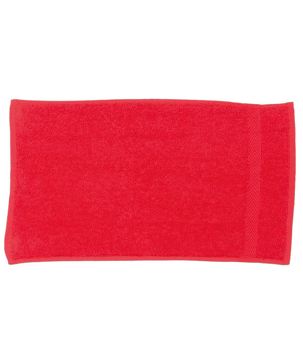 Red - Luxury range guest towel Towels Towel City Gifting & Accessories, Homewares & Towelling, Raladeal - Recently Added Schoolwear Centres