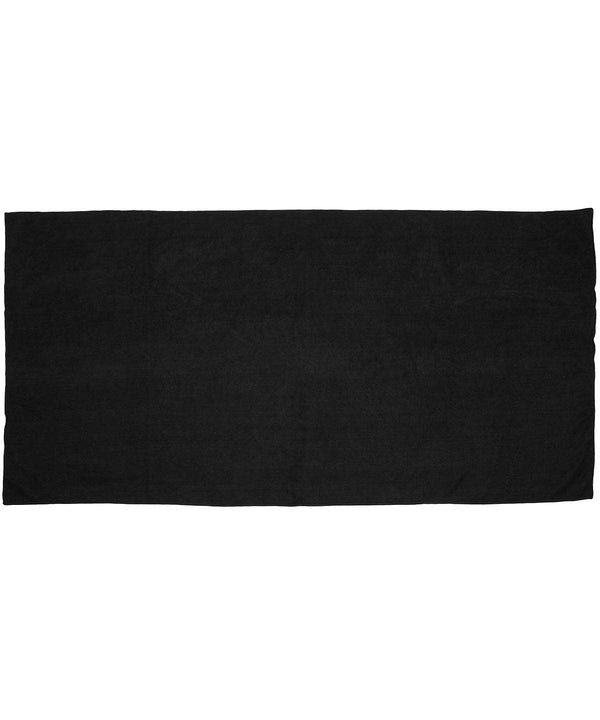 Black - Microfibre guest towel Towels Towel City Gifting & Accessories, Homewares & Towelling, Raladeal - Recently Added, Sublimation Schoolwear Centres