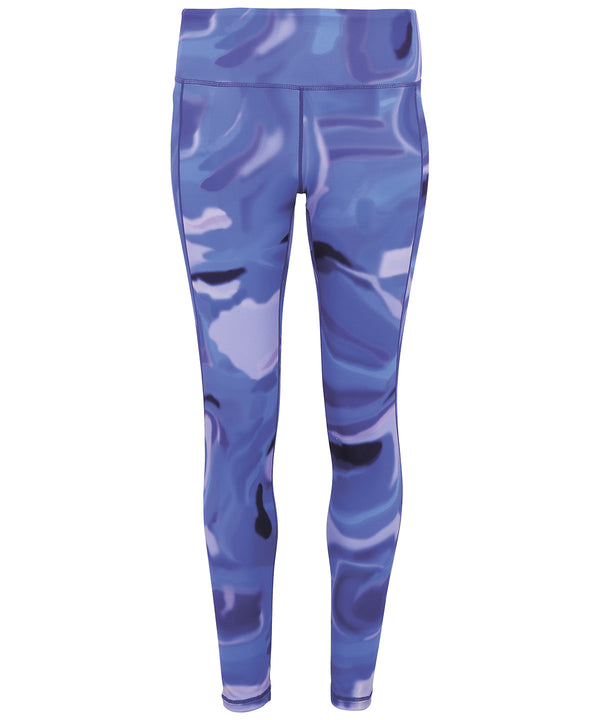 Blue - Women's TriDri® performance Aurora leggings Leggings TriDri® Activewear & Performance, Athleisurewear, Exclusives, Leggings, Rebrandable, Sports & Leisure, Trousers & Shorts Schoolwear Centres