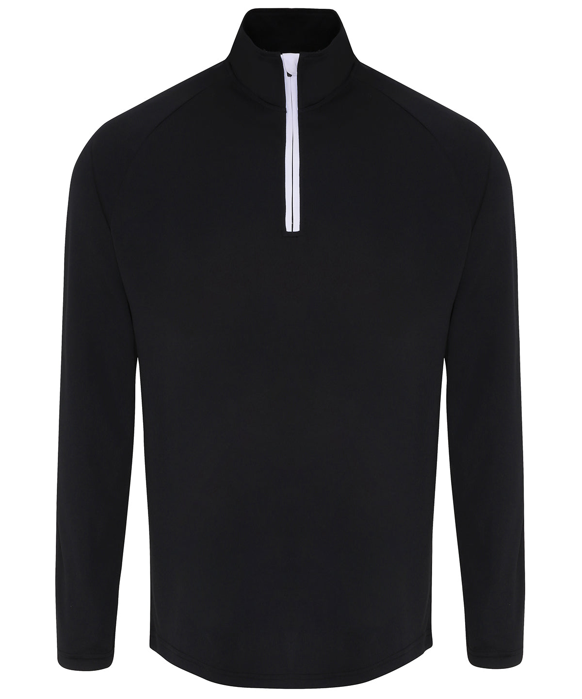 Black/White - TriDri® long sleeve performance ¼ zip Sports Overtops TriDri® Activewear & Performance, Athleisurewear, Back to Fitness, Exclusives, Must Haves, Outdoor Sports, Plus Sizes, Rebrandable, Sports & Leisure, Team Sportswear, UPF Protection Schoolwear Centres