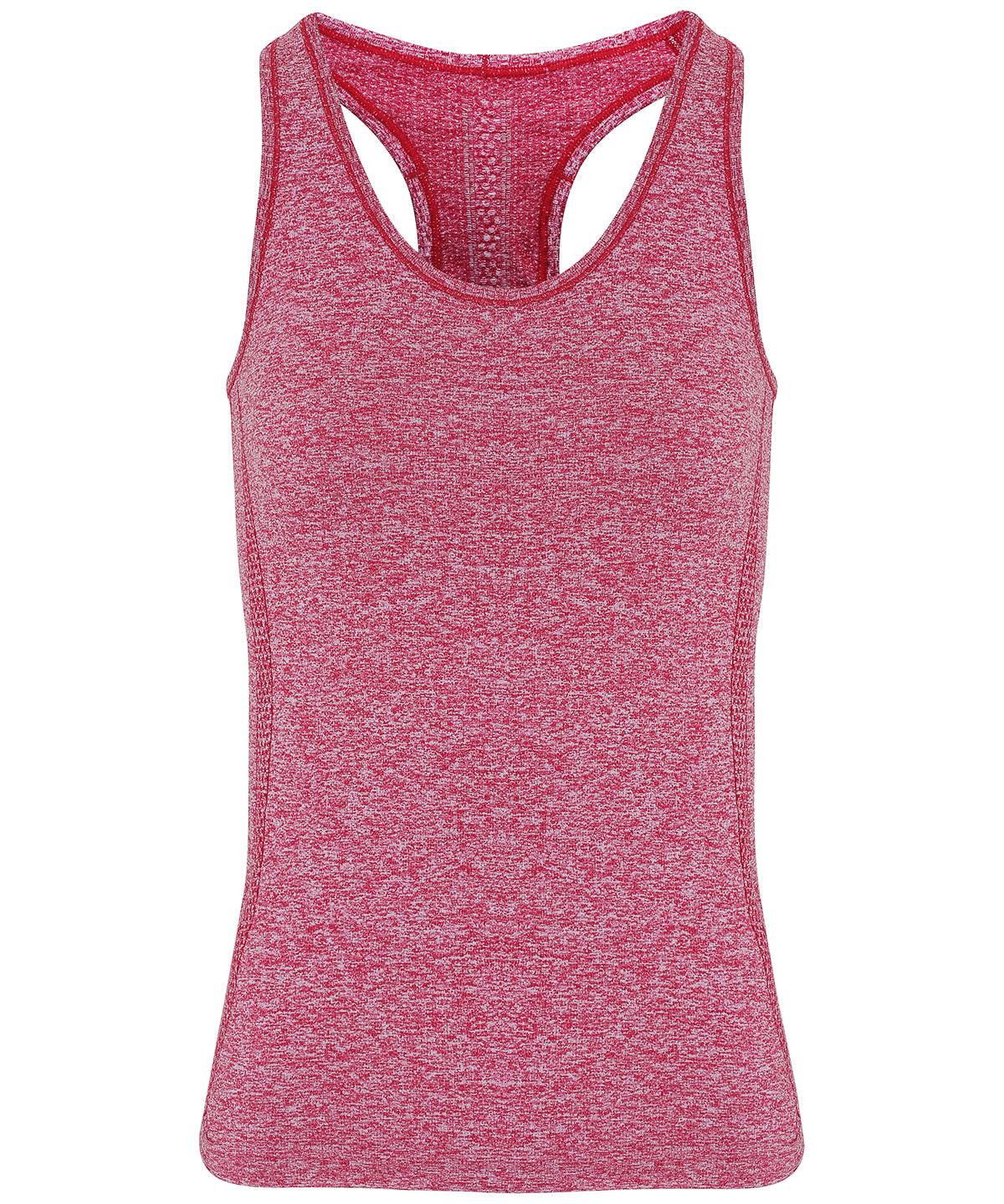 Burgundy - Women's TriDri® seamless '3D fit' multi-sport sculpt vest Vests TriDri® Activewear & Performance, Back to the Gym, Co-ords, Exclusives, Gymwear, Must Haves, New Colours For 2022, Rebrandable, Sports & Leisure, T-Shirts & Vests Schoolwear Centres