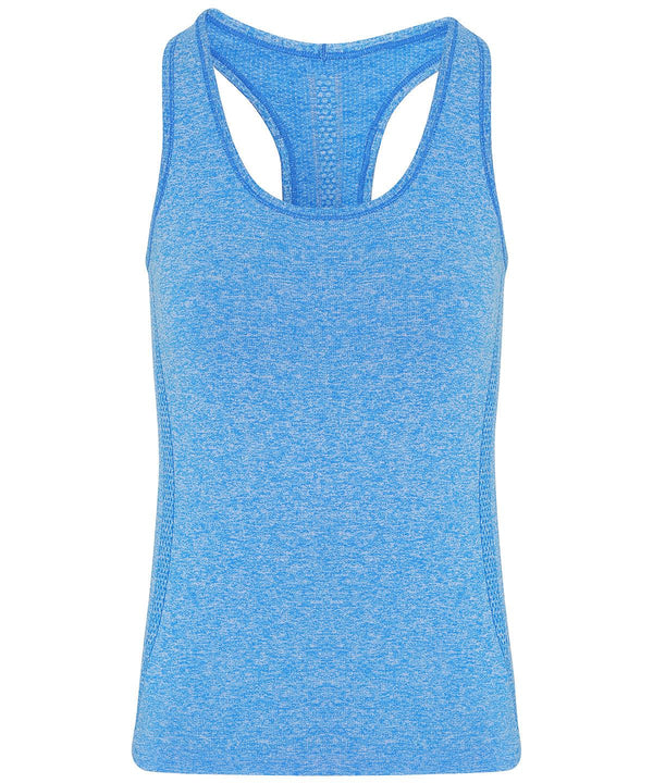 Sapphire - Women's TriDri® seamless '3D fit' multi-sport sculpt vest Vests TriDri® Activewear & Performance, Back to the Gym, Co-ords, Exclusives, Gymwear, Must Haves, New Colours For 2022, Rebrandable, Sports & Leisure, T-Shirts & Vests Schoolwear Centres