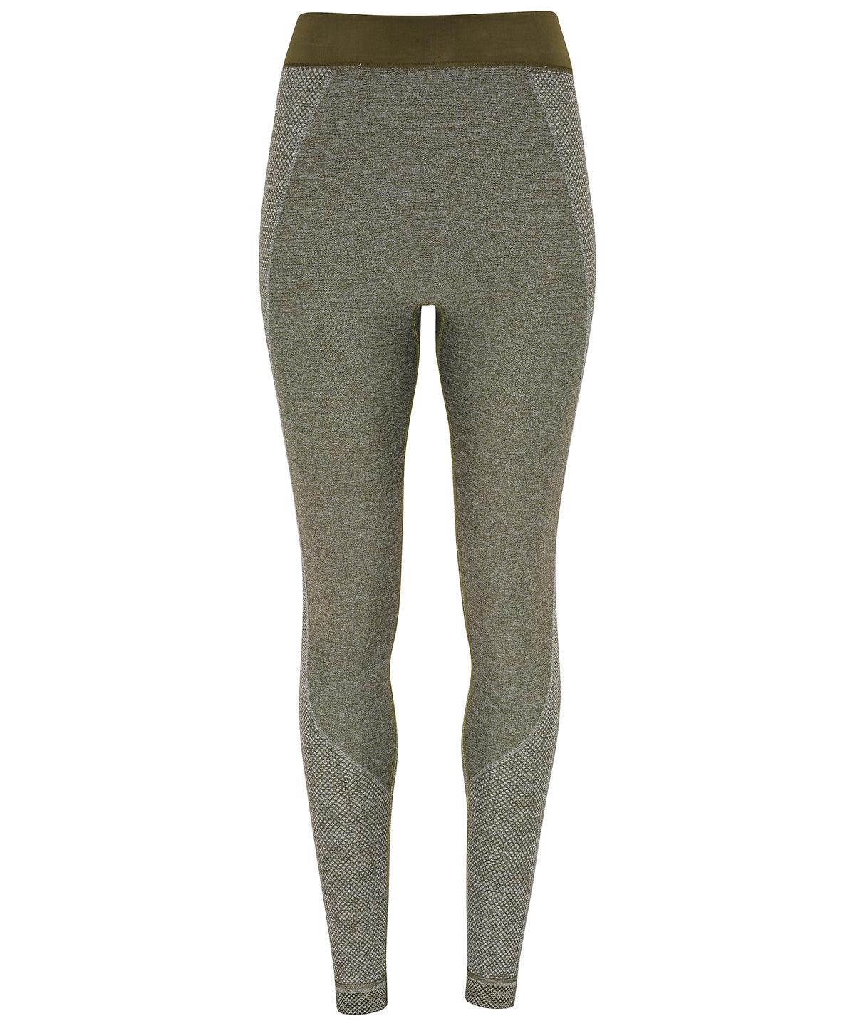 Olive - Women's TriDri® seamless '3D fit' multi-sport sculpt leggings Leggings TriDri® Activewear & Performance, Athleisurewear, Back to Fitness, Back to the Gym, Co-ords, Exclusives, Fashion Leggings, Leggings, Must Haves, Rebrandable, Sports & Leisure, Trousers & Shorts Schoolwear Centres
