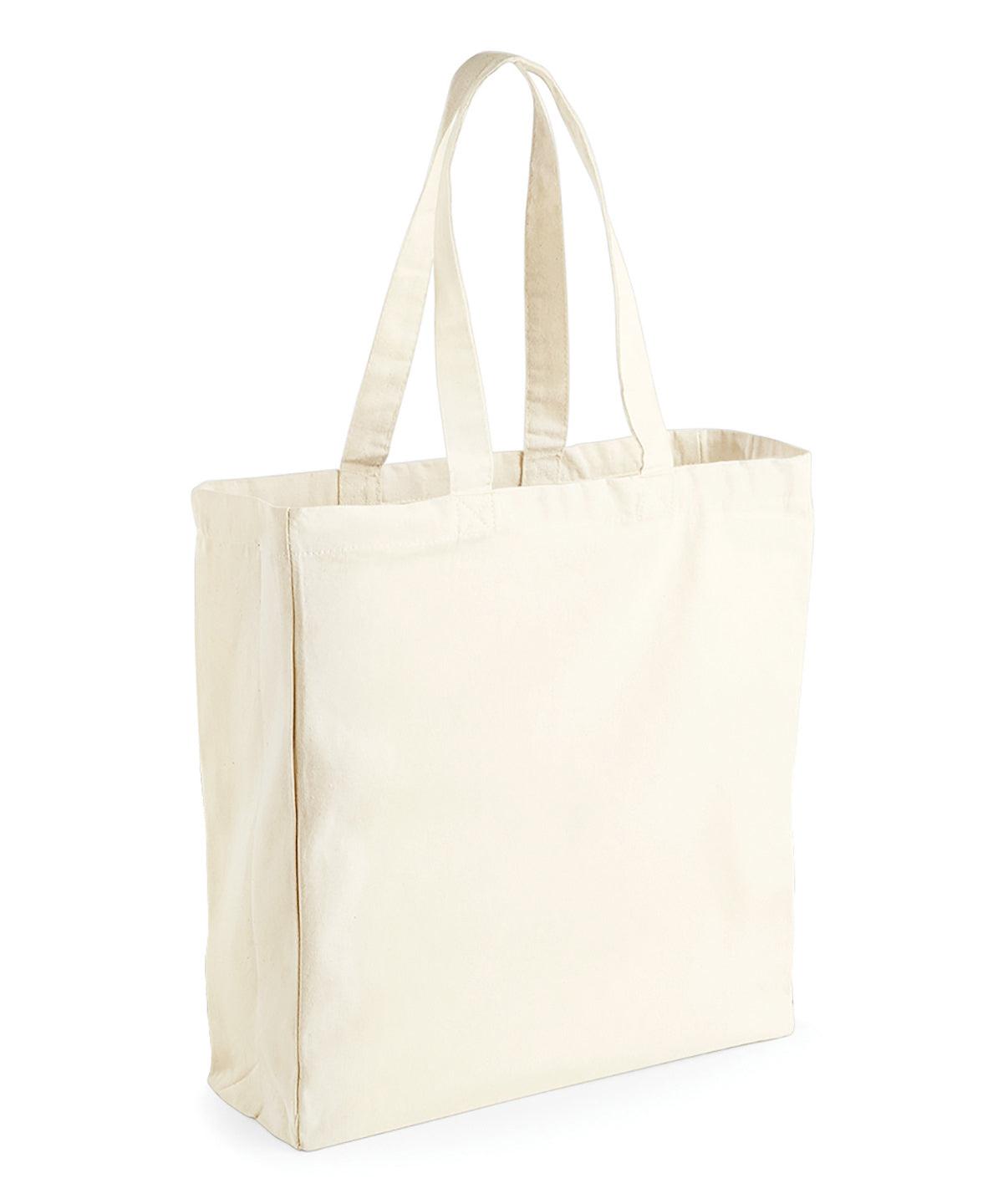 Natural - Canvas classic shopper Bags Westford Mill Bags & Luggage, Must Haves, New Colours For 2022 Schoolwear Centres