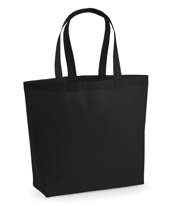 Black - Premium cotton maxi tote Bags Westford Mill Bags & Luggage Schoolwear Centres