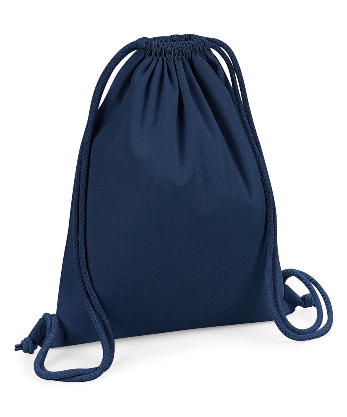 French Navy - Organic premium cotton gymsac Bags Westford Mill Bags & Luggage, Organic & Conscious Schoolwear Centres