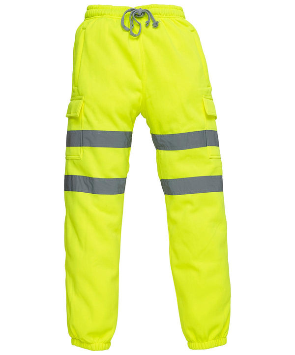 Yellow - Hi-vis jogging pants (HV016T) Sweatpants Yoko Joggers, Must Haves, Safetywear Schoolwear Centres