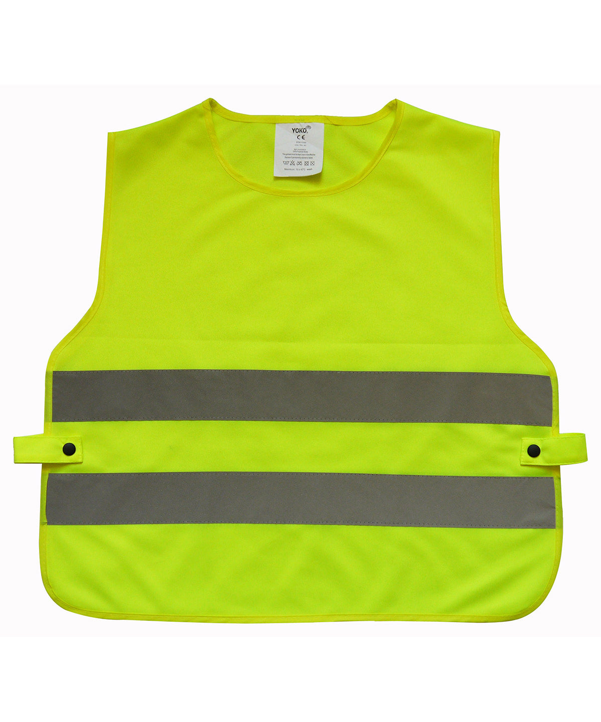 Yellow - Kids hi-vis 2-band tabard (HVS269CH) Safety Vests Yoko Junior, Safety Essentials, Safetywear Schoolwear Centres