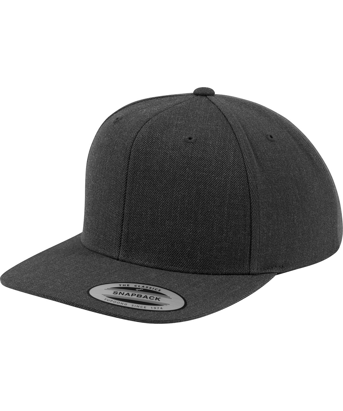 Dark Grey/Dark Grey - The classic snapback (6089M) Caps Flexfit by Yupoong Headwear, Must Haves, New Colours for 2023, Rebrandable, Streetwear Schoolwear Centres