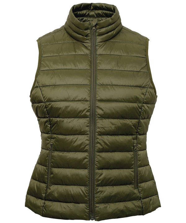 Olive - Women's terrain padded gilet Body Warmers 2786 Alfresco Dining, Gilets and Bodywarmers, Jackets & Coats, Must Haves, Outdoor Dining, Padded & Insulation, Women's Fashion Schoolwear Centres