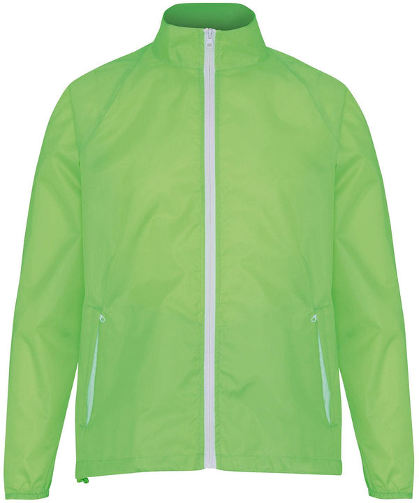 Lime/White - Contrast lightweight jacket Jackets 2786 Alfresco Dining, Camo, Jackets & Coats, Lightweight layers, Rebrandable, S/S 19 Trend Colours Schoolwear Centres