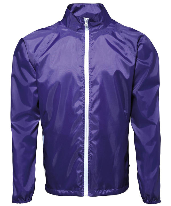 Purple/White - Contrast lightweight jacket Jackets 2786 Alfresco Dining, Camo, Jackets & Coats, Lightweight layers, Rebrandable, S/S 19 Trend Colours Schoolwear Centres