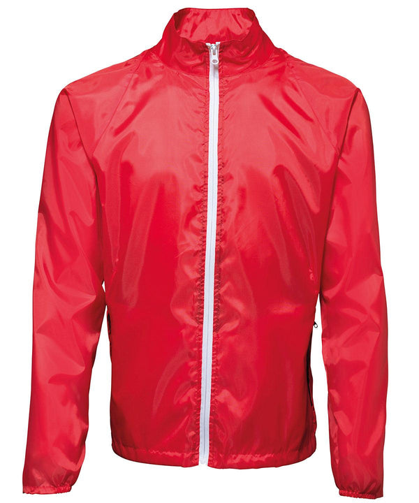 Red/White - Contrast lightweight jacket Jackets 2786 Alfresco Dining, Camo, Jackets & Coats, Lightweight layers, Rebrandable, S/S 19 Trend Colours Schoolwear Centres