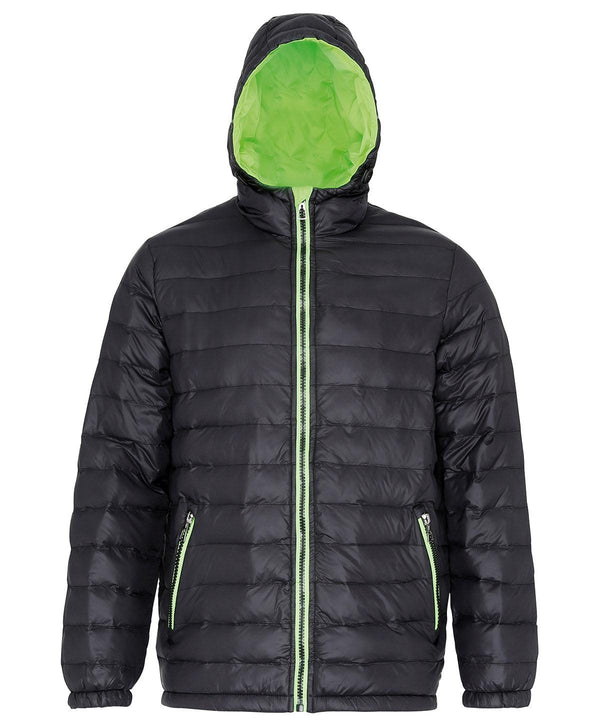 Black/Lime - Padded jacket Jackets 2786 Camo, Jackets & Coats, Must Haves, Padded & Insulation, Rebrandable Schoolwear Centres