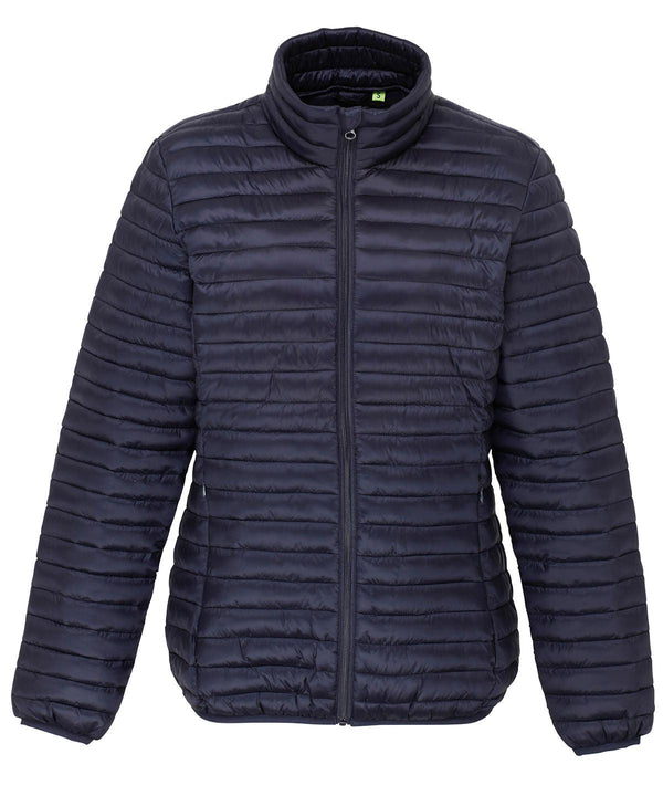 Navy - Women's tribe fineline padded jacket Jackets 2786 Alfresco Dining, Jackets & Coats, Must Haves, Padded & Insulation, Padded Perfection, Rebrandable, Women's Fashion Schoolwear Centres