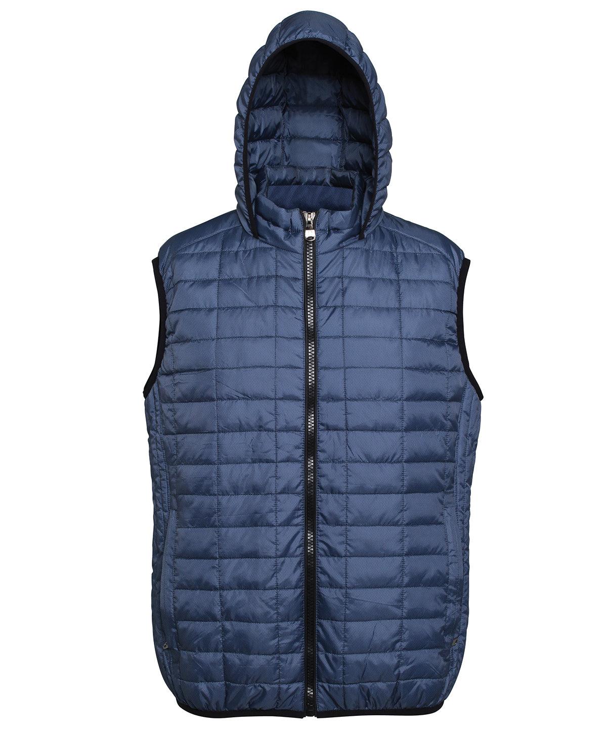 Navy - Honeycomb hooded gilet Body Warmers 2786 Gilets and Bodywarmers, Jackets & Coats, Outdoor Dining, Padded & Insulation, Padded Perfection, Plus Sizes, Raladeal - Recently Added, Rebrandable Schoolwear Centres
