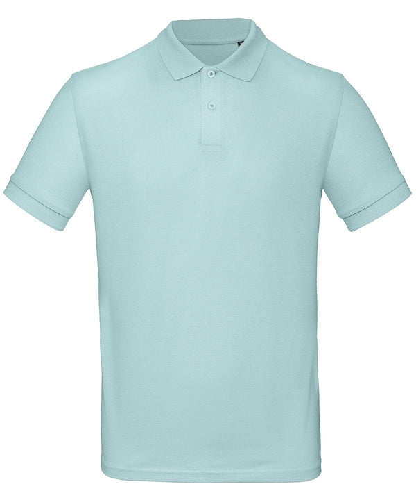 Milennial Mint - B&C Inspire Polo /men Polos B&C Collection Must Haves, Organic & Conscious, Plus Sizes, Polos & Casual, Rebrandable Schoolwear Centres