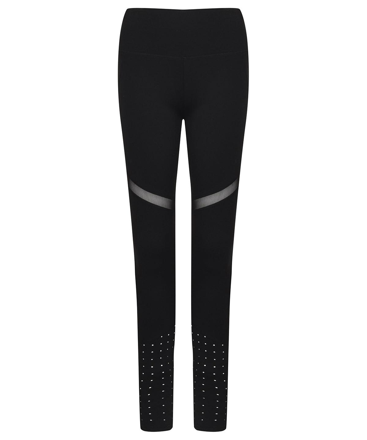 Black - Women's panelled leggings Leggings Tombo Activewear & Performance, Leggings, Luxe Streetwear, Rebrandable, Sports & Leisure, Trousers & Shorts Schoolwear Centres