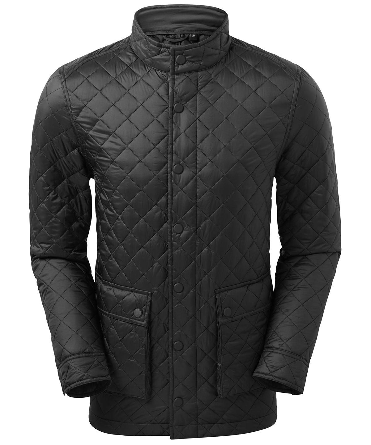 Black - Quartic quilt jacket Jackets 2786 Directory, Jackets & Coats, Padded & Insulation, Padded Perfection, Plus Sizes, Rebrandable Schoolwear Centres