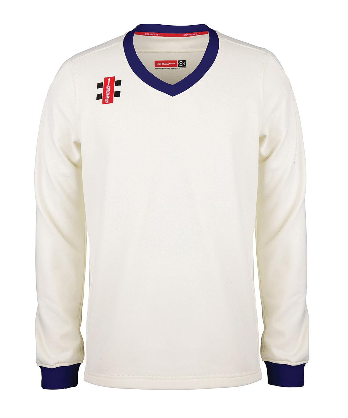 Ivory/Navy - Kids pro performance sweater Sweatshirts Last Chance to Buy Activewear & Performance, Plus Sizes, Rebrandable, Sports & Leisure, Sweatshirts Schoolwear Centres