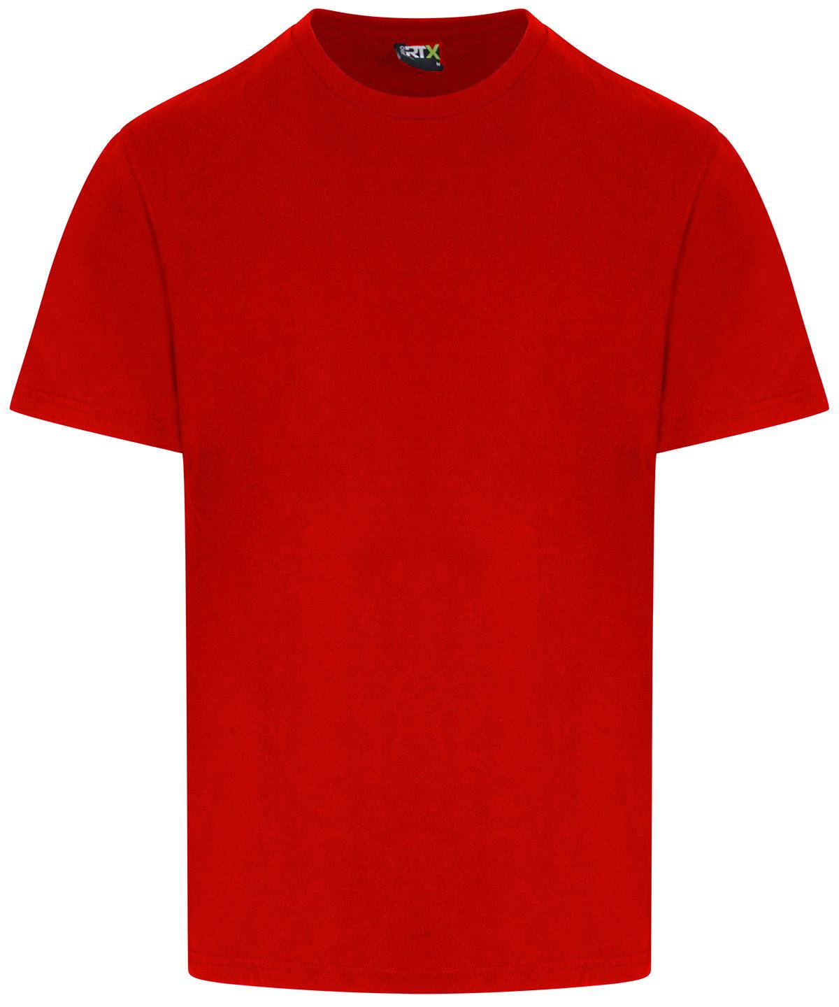 Red - Pro t-shirt T-Shirts ProRTX 2022 Spring Edit, Back to Business, Must Haves, New Colours for 2021, New Colours for 2023, New Sizes for 2021, Plus Sizes, T-Shirts & Vests, Workwear Schoolwear Centres