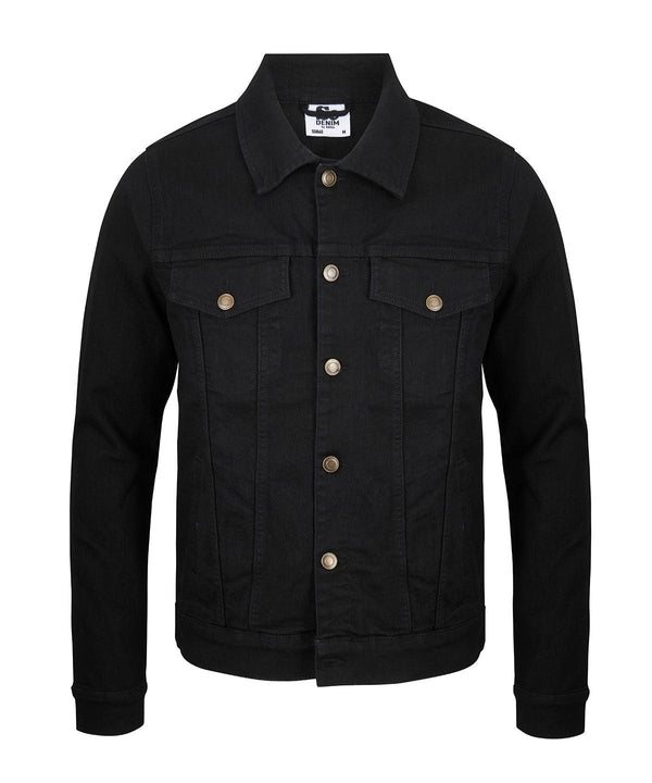Black - Noah denim jacket Jackets AWDis So Denim Denim, Jackets & Coats, Must Haves, Streetwear Schoolwear Centres